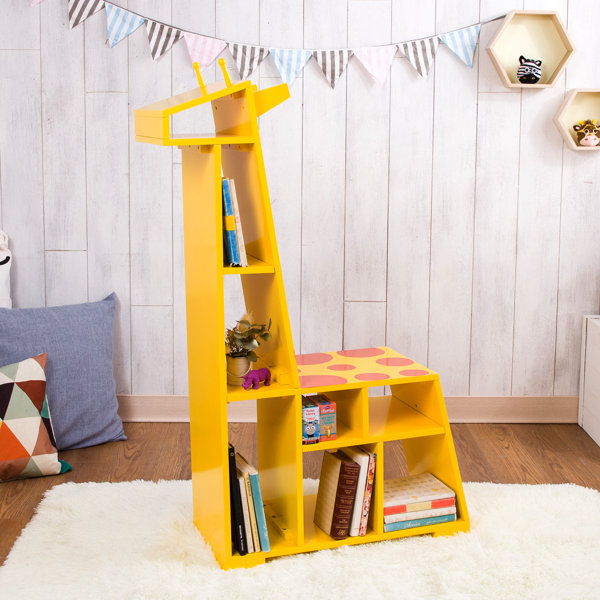 Crate and store barrel giraffe bookshelf